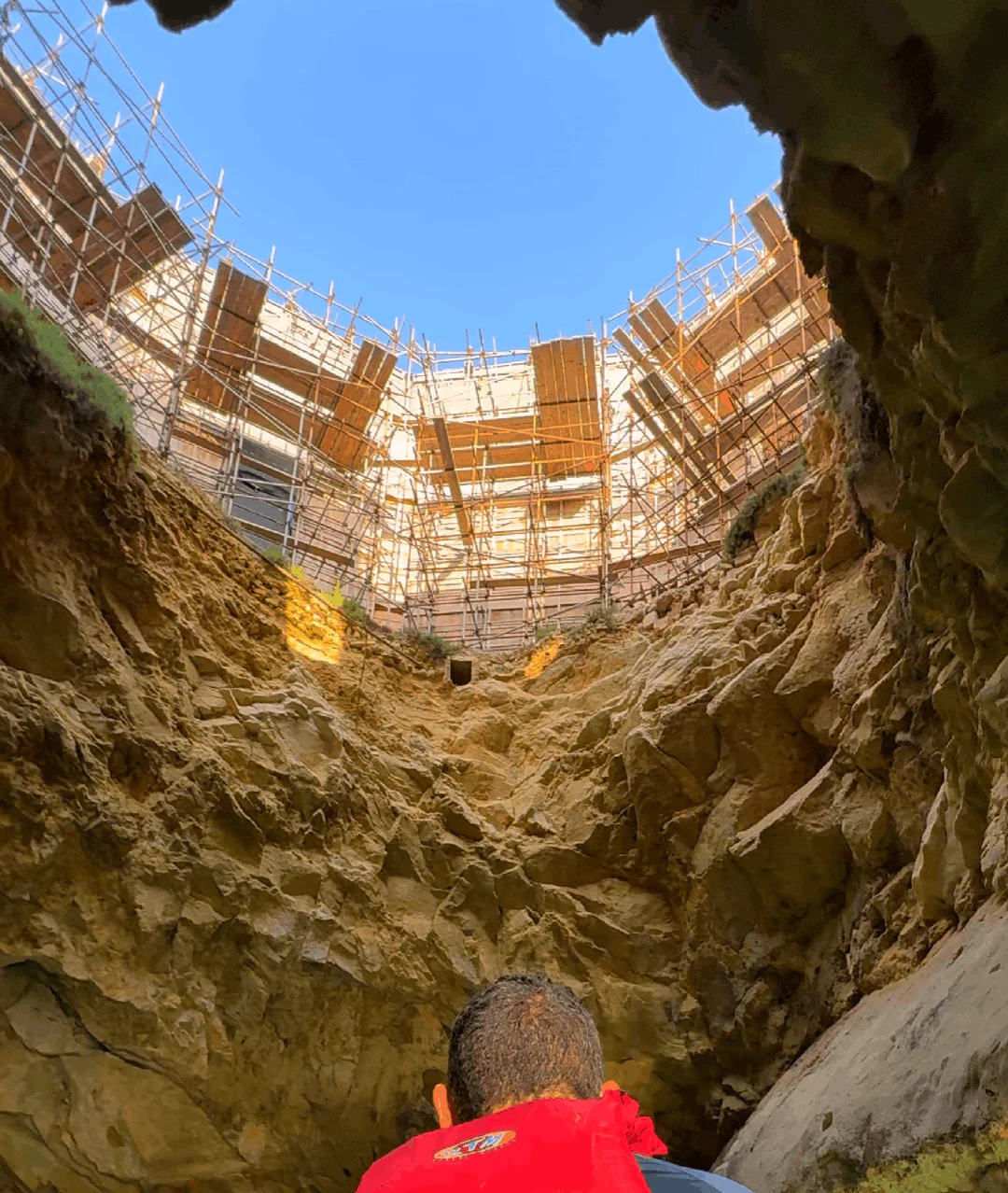 Hidden Sea Cave near Fort Ricasoli