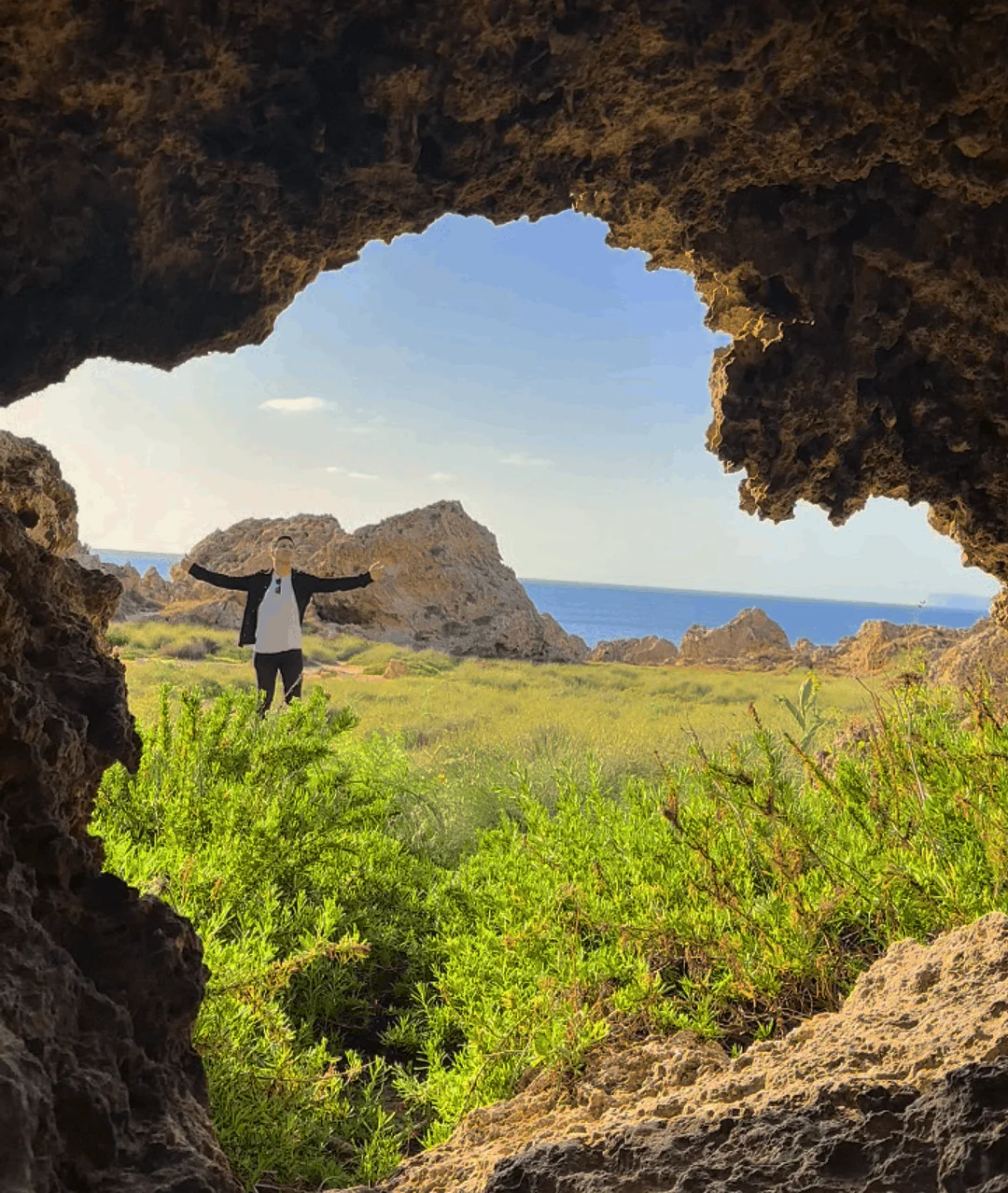 Secret Spot: Cliffside Cave above Pullicino’s Cove